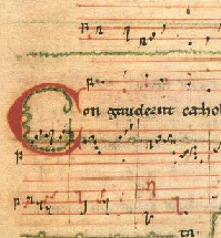 Detail of page from the Codex Calixtinus–or Liber Sancti Jacobi / Book of Saint James Calixtinus–or Liber Sancti Jacobi / Book of Saint JamesCodex Calixtinus–or Liber Sancti Jacobi / Book of Saint James.
